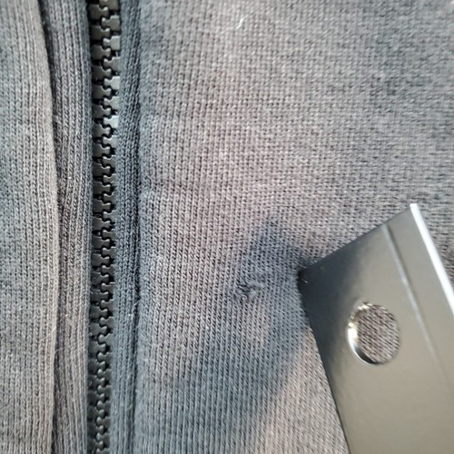 LACOSTE Hoodie Full Zip Mens XXL Classic Fit Black Fleece Lining - Picture 12 of 24
