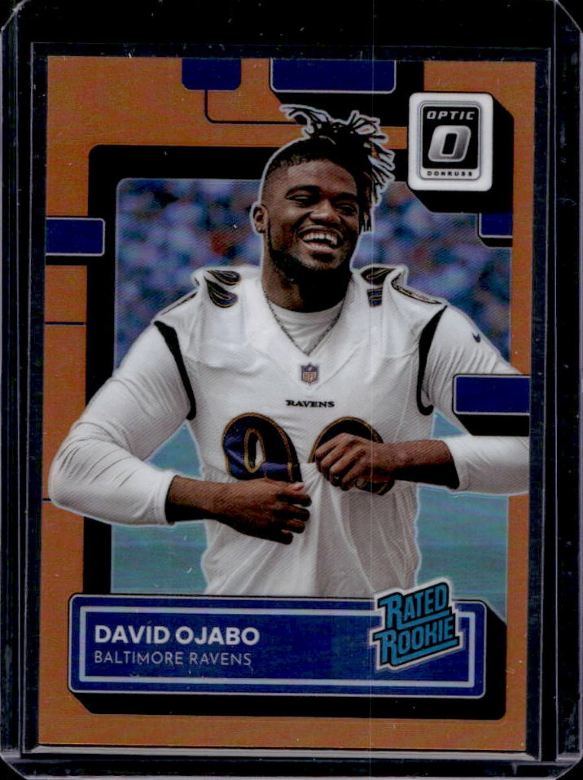 David Ojabo Panini Donruss Optic #265 Orange