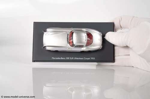 Schuco - 1:43 Mercedes-Benz 300 SLR Uhlenhaut Coupe 1955 Silver - Resin Model - Picture 5 of 10