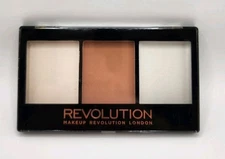 New MAKEUP REVOLUTION Ultra Sculpt & Contour Kit Blush Bronzer Highlighter Trio