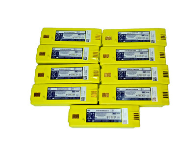 LOT OF 9 Cardiac Science Powerheart AED G3 Pro Battery Yellow PARTS REPAIR