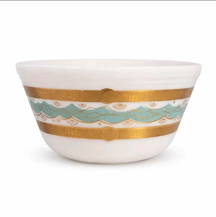 Federal Glass Fred Press Rare Bowl