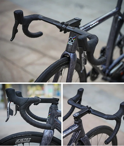 Road Gravel Bicycle Handlebar 360-420mm Carbon Fully Internal Routing Handlebar - Picture 19 of 23