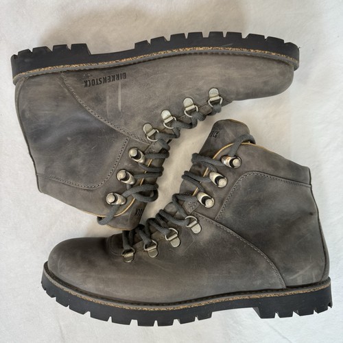 Birkenstock Jackson Botas Cuero Nubuck Gris Senderismo 40 260 Para Mujer 9 Para Hombre 7 - Imagen 2 de 9