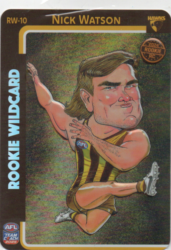2025 Teamcoach Rookie Wildcard RW-10 Nick Watson Hawthorn