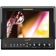 Lilliput 663/S2 7" Camera-Top Monitor with Waveform, 1280x800, BlackMagic Compat