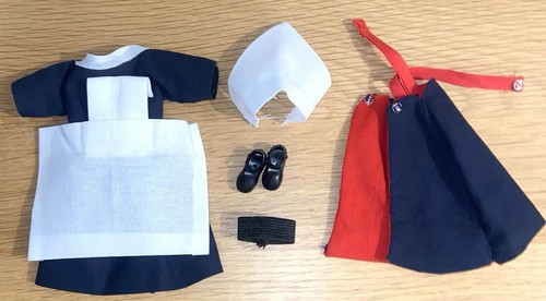 VINTAGE STYLE 6 PIECE NIURSE’S OUTFIT FOR SINDY TAMMY TRESSY FLEUR DOLLS CLOTHES - Picture 9 of 10
