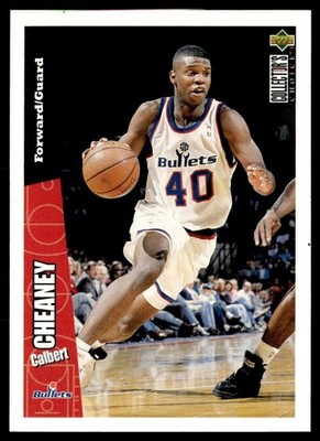1996-97 Collector's Choice Calbert Cheaney Washington Bullets #162