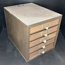 Vintage KENNEDY 5 Drawer Metal Parts Storage, US Made, Retirement Sale