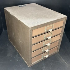 Vintage KENNEDY 5 Drawer Metal Parts Storage, US Made, Retirement Sale