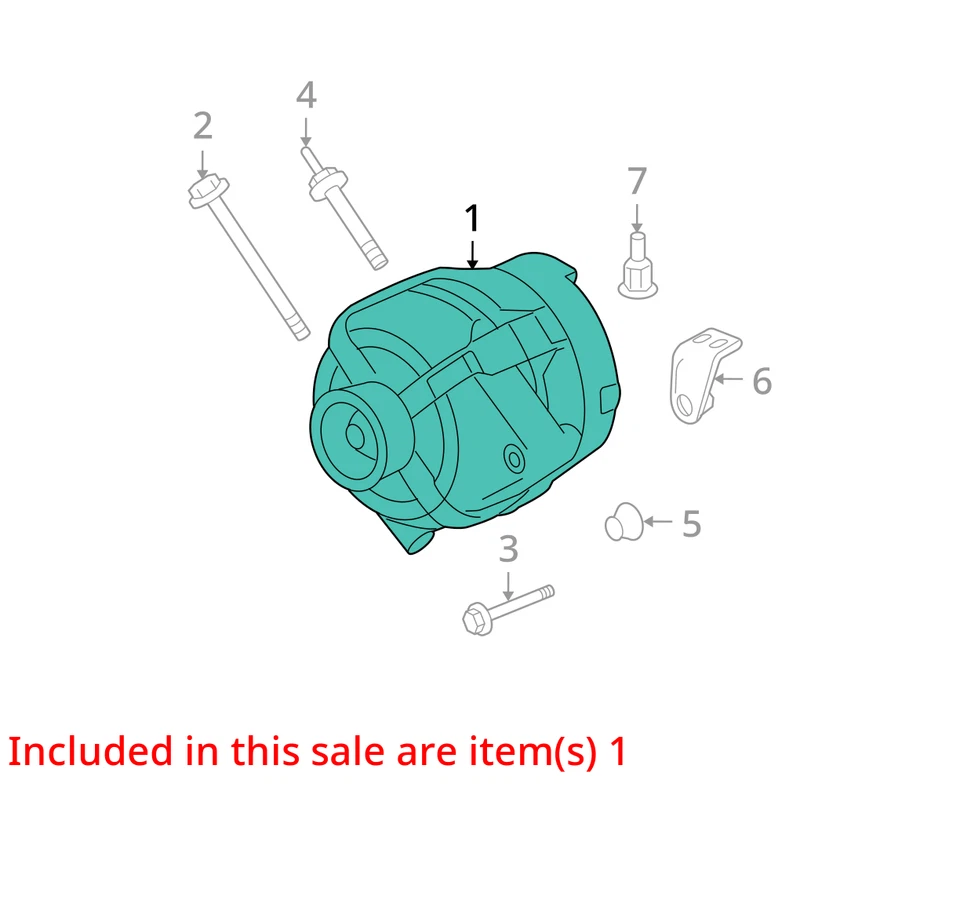 Alternator Fits 06-10 G6 730269 - Image 3 of 4