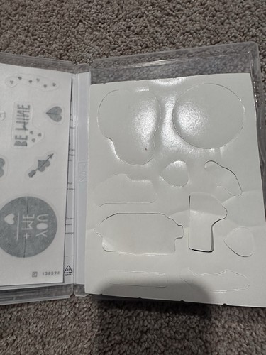 YOU PLUS ME Stamp Set Be Mine Hearts Valentines 10 pc - Picture 8 of 8