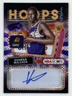 Khaman Maluach 2025-26 NBA Hoops Rookie Pixel Burst Purple Auto RC /99 #HFS-KM