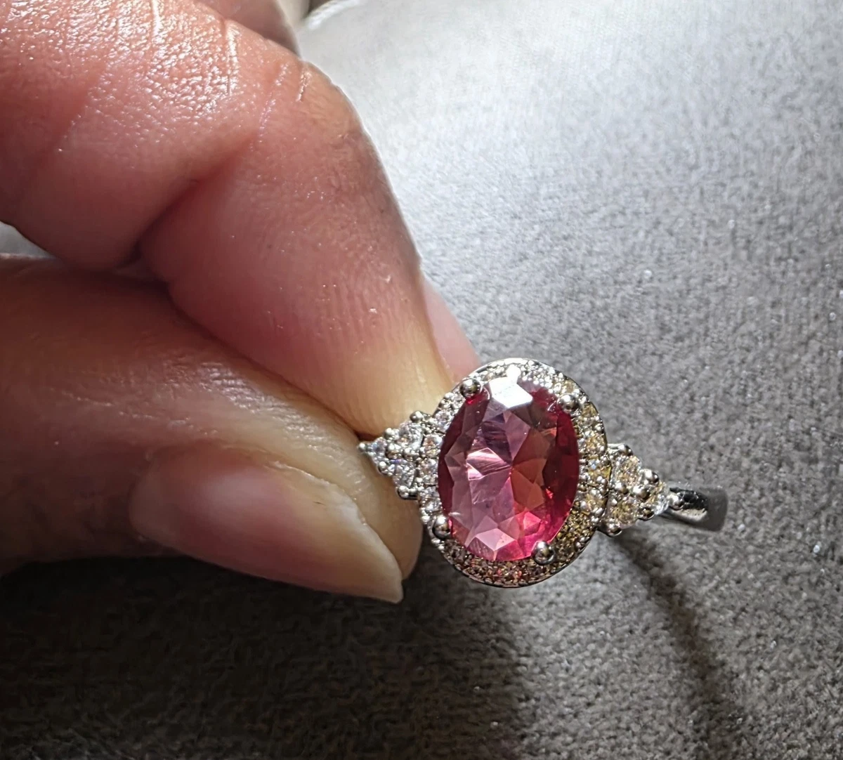 Lab-Created Ruby Fine Rings for sale | eBay