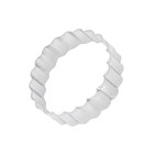 10 pcs Stainless Steel Round Shape Cookie Mold with Tooth Die DIY