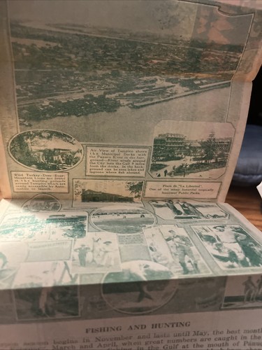 Folleto publicitario vintage Tampico México caza golf etc deportista paraíso - Imagen 5 de 7