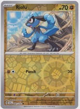 Riolu - 081/142 - NM - Common Reverse Holo - SV: Stellar Crown - Pokemon TCG