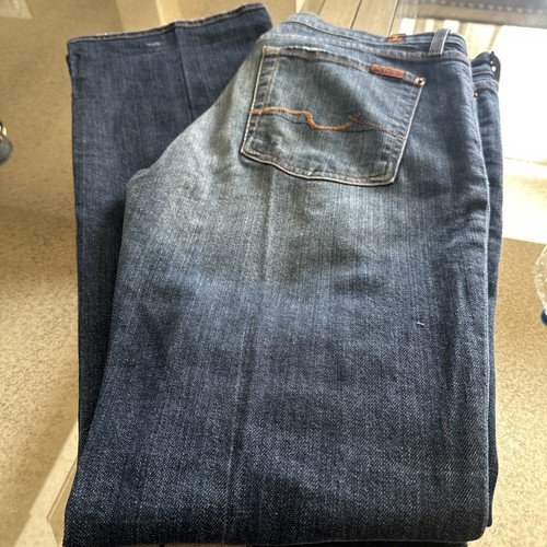 7 For All Mankind 7FAM Relaxed Button Fly Jeans Mens 31 Regular - Picture 5 of 5