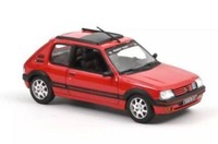 Norev 1:43 Peugeot 205 Gti 1.9 (1991) - Vallelunga Red With Pts Deo