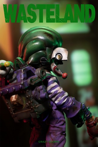 WeArtDoing Wasteland Nuclear Boy Clown Limited Action Figuren Modell Statue 20cmH - Bild 5 von 8