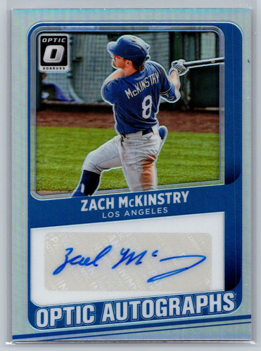 2021 Donruss Optic #OA-ZM Zach McKinstry Optic Autographs Holo DODGERS - Bild 1 von 2
