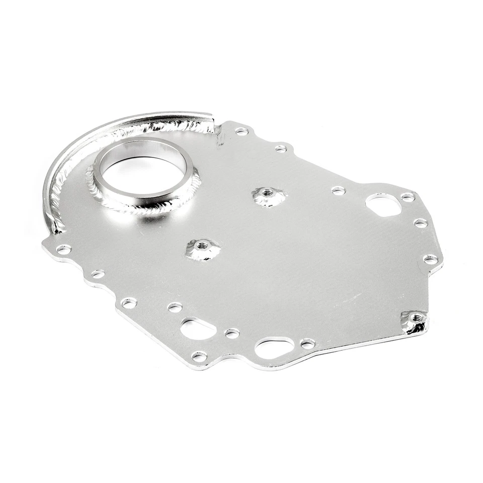Ford 302 351C Cleveland Aluminum Timing Cover Silver