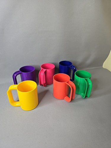 6 Heller MaxMug By Massimo Vignelli Melamine 16 oz Stackable Cup MCM - Picture 11 of 11
