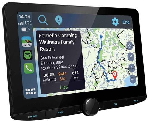 Kenwood Lenkrad USB DAB Bluetooth Autoradio für Kia Sportage 3 10-15 schwarz - Bild 5 von 11