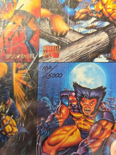 Wolverine 4 Cards Uncut Signed Herb Trimpe Ltd 102/5000 Dynamic Forces CoA - Picture 3 of 7