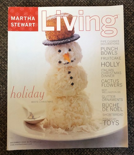 MARTHA STEWART LIVING NOVEMBER 2001 & DECEMBER 2000 WITH RECIPE CARDS - Picture 2 of 10