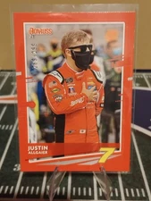 2021 Donruss Racing Red 269/299 Justin Allgaier #92