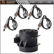 4pcs MAF Sensor+Front & Rear O2 02 Oxygen Sensor For 02-06 Kia Optima 2.7L V6