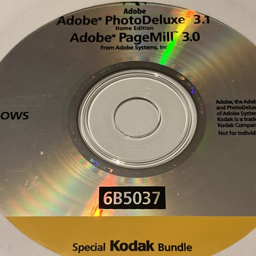 Adobe PhotoDeluxe 3.1 Disc, 2.0 Installation Manual, 3 Bonus Discs Click Art Etc - Picture 7 of 11