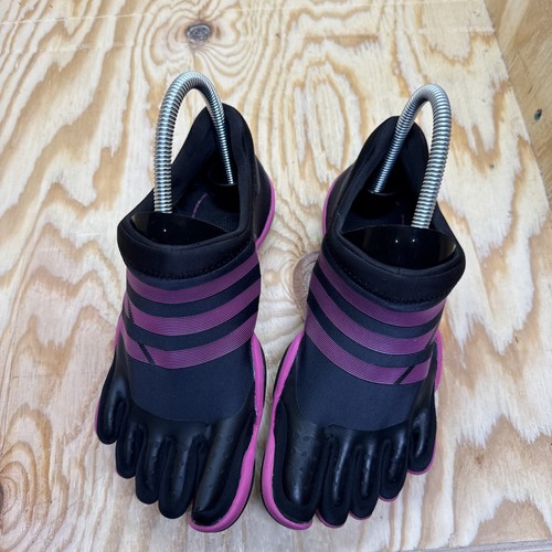 Adidas Adipure Barfuß Sneaker Schuhe Damen Größe 7,5 schwarz pink V22300 - Bild 2 von 8