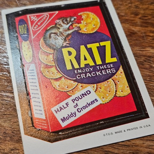 1967 Topps Wacky Packages Die Cut #32 Ratz Crackers HTF - Picture 5 of 15