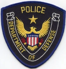 DEPARTMENT OF DEFENSE Department of War POLICE Washington DC POLICE PATCH