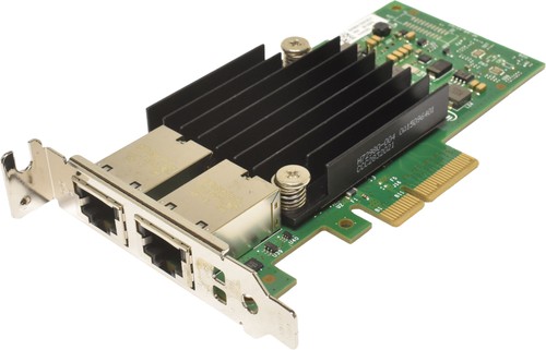 Intel X550-T2 Dual-Port 10GbE RJ45 PCIe x8 Server Adapter X550T2G1P5 LP - Bild 1 von 6
