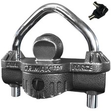 Trimax - Umax 50d - Trailer Lock For Hitch Dual Purpose Transforms To U Lock...
