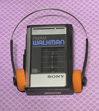 Gorgeous Reconditioned Sony WM-F41 FM/AM Cassette Walkman  Looks  Works Great