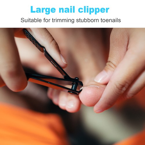 DUCOO Nail Clipper Set 4 PCS Ultra Sharp Nail Clippers for Men Women Adults - Picture 5 of 7