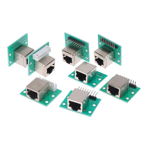 1Pcs RJ45 Adapter Board XH2.54 Network Interface + Breakout Board + Pin Header - Afbeelding 2 van 18