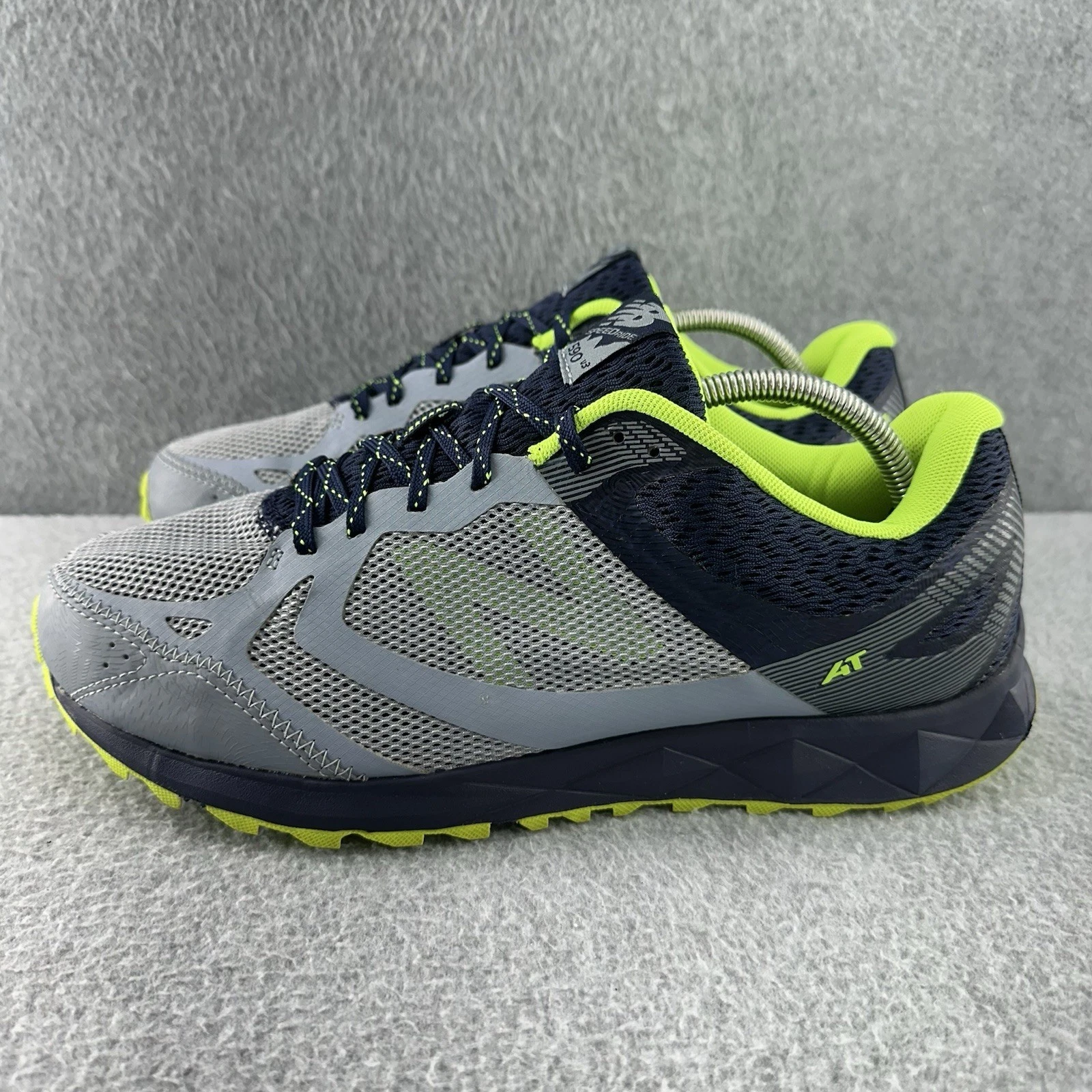 New Balance 590 V3 Mens Size 9.5 4E Wide Gray Blue Trail Running Shoes Sneakers