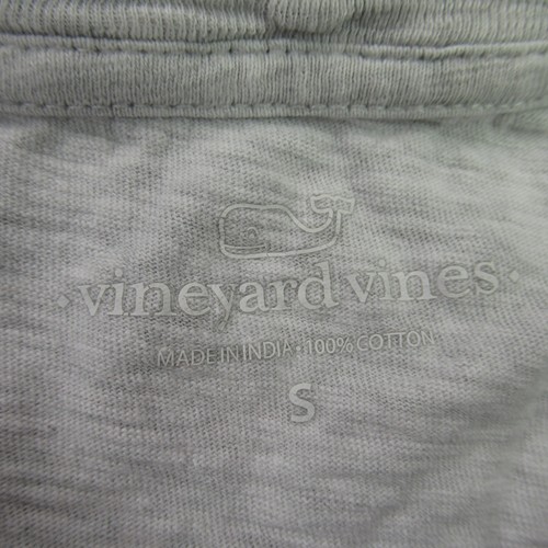 Vineyard Vines Shirt Girls Small Short Sleeve Crew Neck Lightweight Gray - Picture 3 of 8