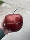 Red Enamel Apple Box Container Made In India