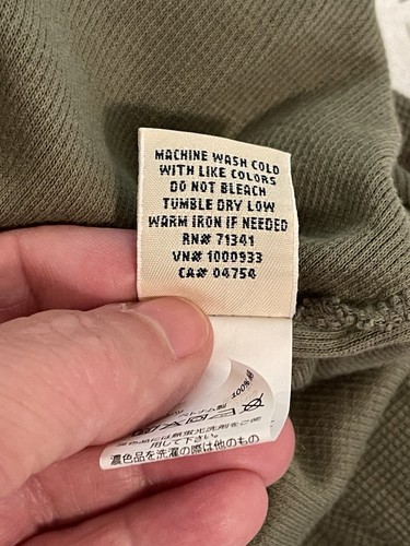 LLBean Womens Plus Size 1X Sage Green Pullover Cotton Breathable Longsleeve - Picture 4 of 7