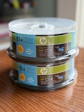 ⭐️HP CD-R Inkjet Printable 52x 700MB Data 80 Minutes Music Pack Of 25 On Spindle