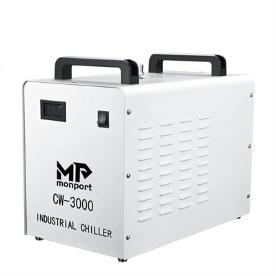 Monport 9L Water Chiller CW-3000 for 40W 60W 80W CO2 Laser Engraver Tube 10L/min