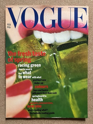 VOGUE UK Magazin Marcie Hunt Februar 1977 Vintage British Fashion