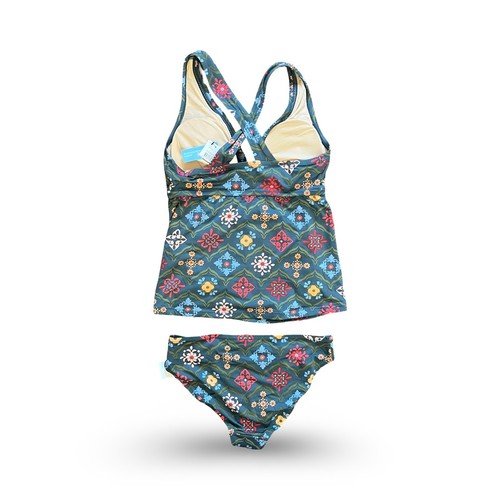 A Pea in the Pod Floral Tankini Swimsuit Set Small Boho Maternity Swimwear NWT - Picture 5 of 12