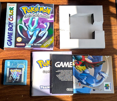   Pokemon Kristall   Nintendo Gameboy Color Spiel ORIGINAL, OVP, sehr guter Zustand CIB, speichert